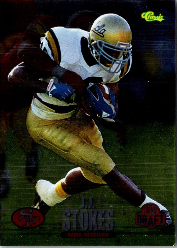 1995 Classic NFL Rookies Silver J.J. Stokes #10