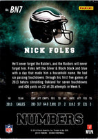 2014 Score Behind Numbers Nick Foles #BN7