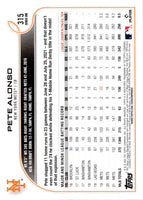 2022 Topps Pete Alonso #315