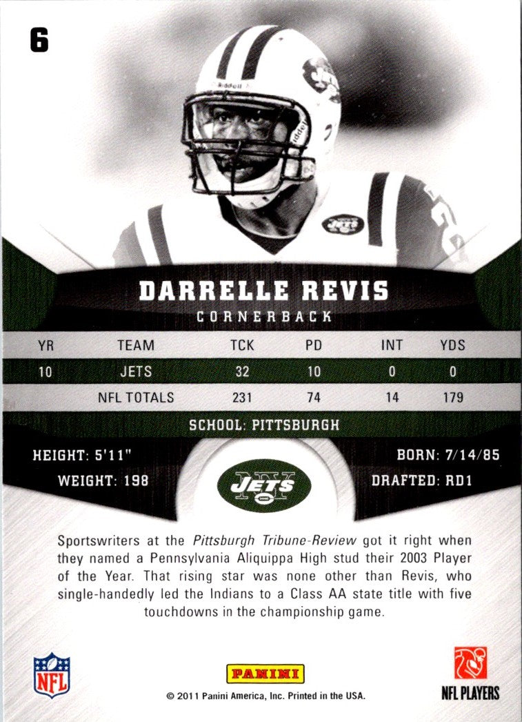 2011 Panini Gridiron Gear Darrelle Revis