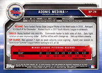 2019 Bowman Prospects Adonis Medina #BP-29