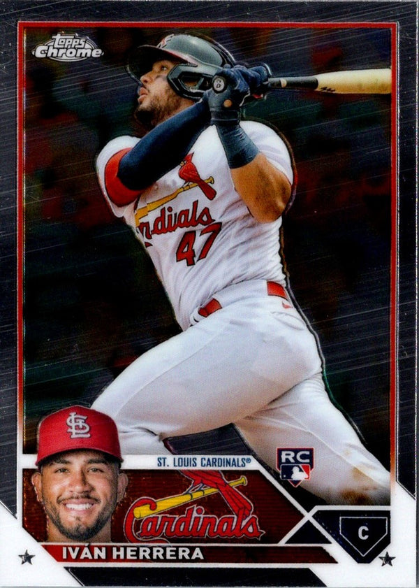 2023 Topps Chrome IvÃ¡n Herrera #177 Rookie