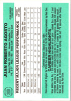 1984 Donruss Juan Agosto #208 Rookie