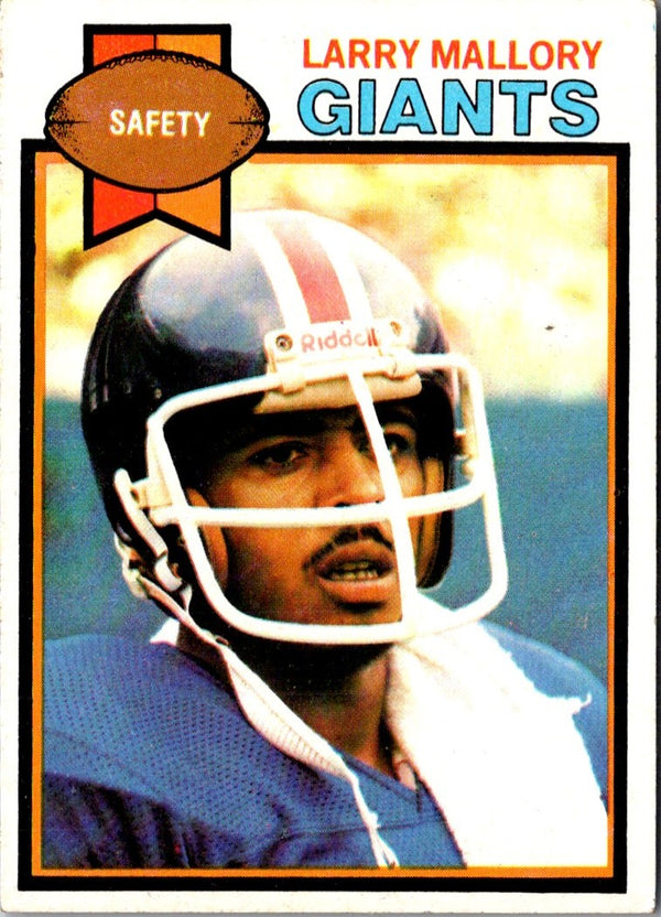 1979 Topps Larry Mallory #62 Rookie