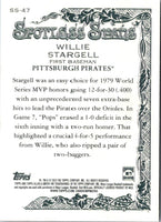 2023 Topps Allen & Ginter Spotless Spans Willie Stargell #SS-47