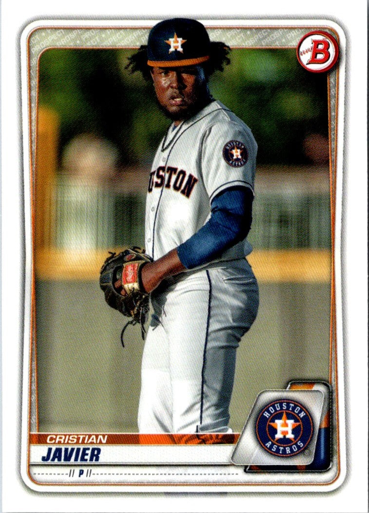 2020 Bowman Cristian Javier