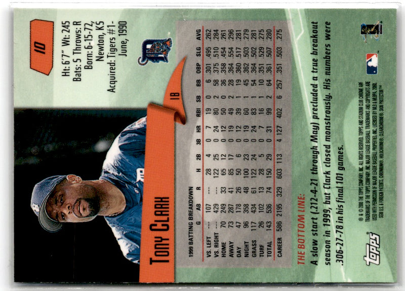 2000 Topps Tony Clark #