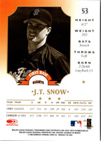 1998 Leaf J.T. Snow #53