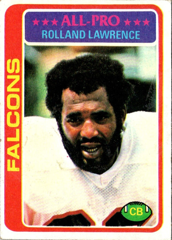 1978 Topps Rolland Lawrence #490