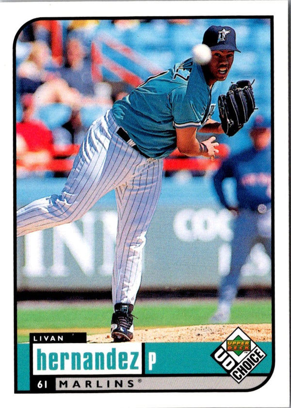 1999 UD Choice Livan Hernandez #87