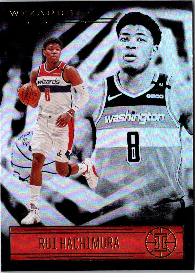 2020 Panini Illusions Asia Red Rui Hachimura