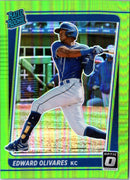 2021 Donruss Optic Lime Green Edward Olivares