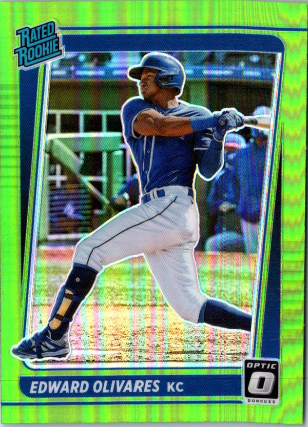 2021 Donruss Optic Lime Green Edward Olivares #97