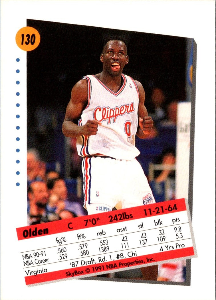 1991 SkyBox Olden Polynice