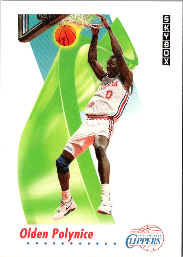 1991 SkyBox Olden Polynice #130