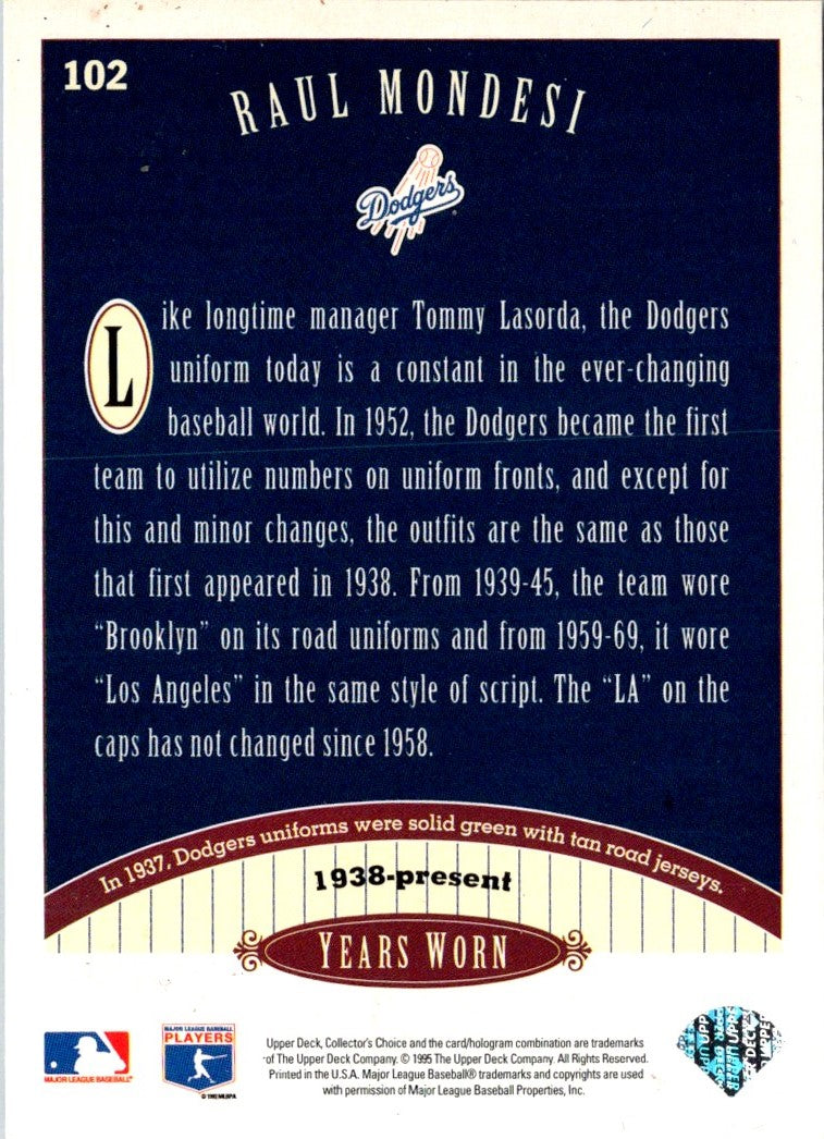 1996 Collector's Choice Raul Mondesi