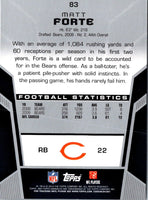 2010 Topps Unrivaled Matt Forte #83