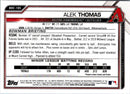 2021 Bowman Draft Chrome Alek Thomas