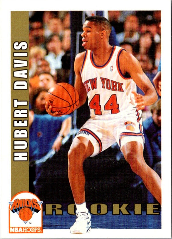 1992 Hoops Hubert Davis #435 Rookie