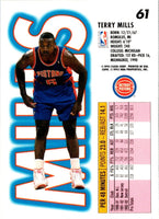 1993 Fleer Terry Mills #61