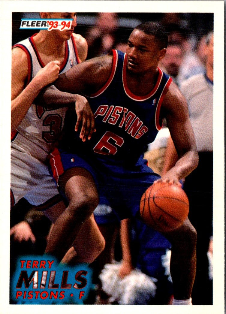 1993 Fleer Terry Mills