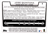 2012 Bowman Draft Picks & Prospects Chrome Jose Quintana #6