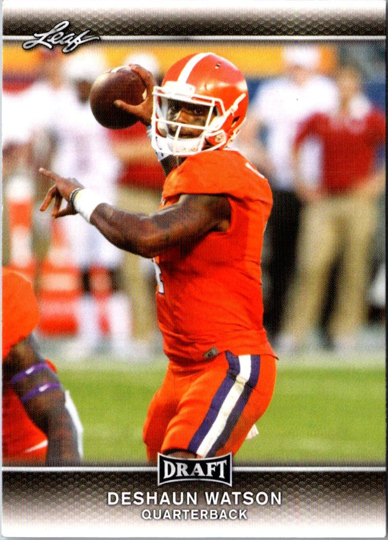 2017 Leaf Draft Gold Deshaun Watson