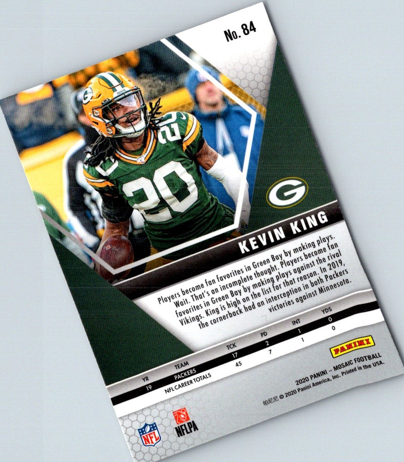 2020 Panini Mosaic Green Kevin King