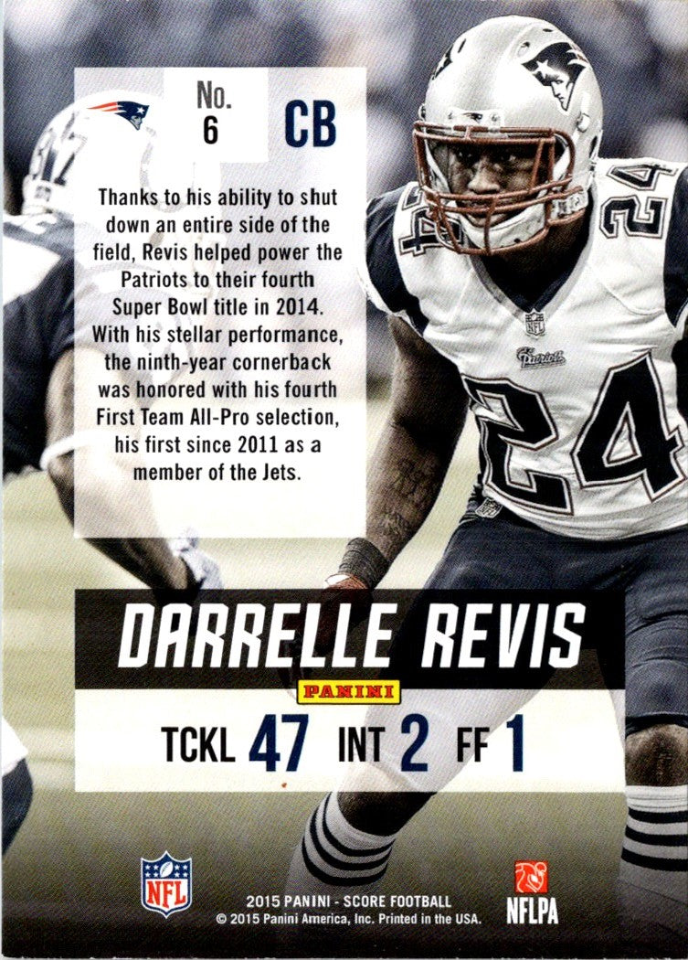 2015 Score All-Pro Glossy Darrelle Revis