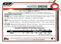 2021 Bowman Prospects Hunter Greene #BP-127