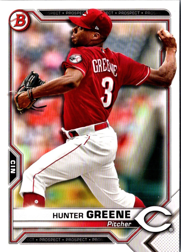 2021 Bowman Prospects Hunter Greene