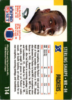 1990 Pro Set FACT Cincinnati Sterling Sharpe #114