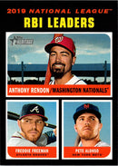 2020 Topps Heritage Anthony Rendon/Freddie Freeman/Pete Alonso