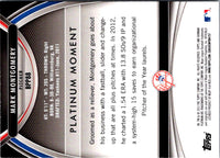 2013 Bowman Platinum Chrome Prospects Refractors Mark Montgomery #BPCP88