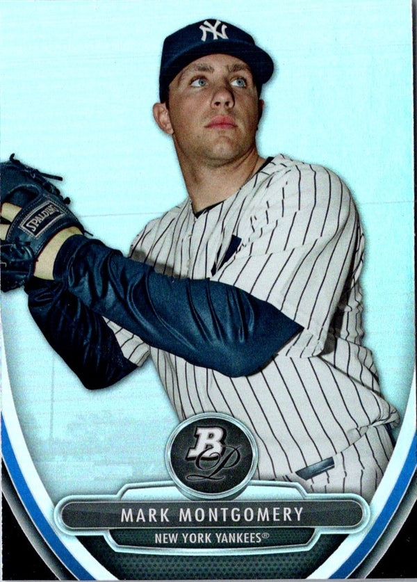 2013 Bowman Platinum Chrome Prospects Refractors Mark Montgomery #BPCP88