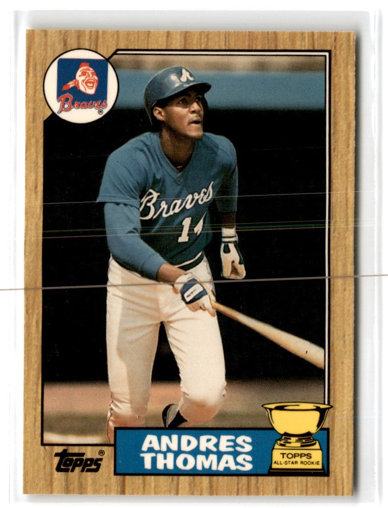 1987 Topps Tiffany Andres Thomas