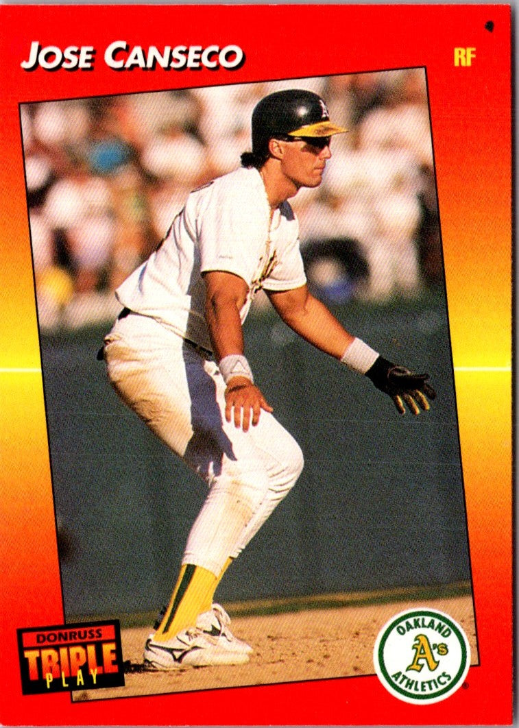 1992 Triple Play Jose Canseco