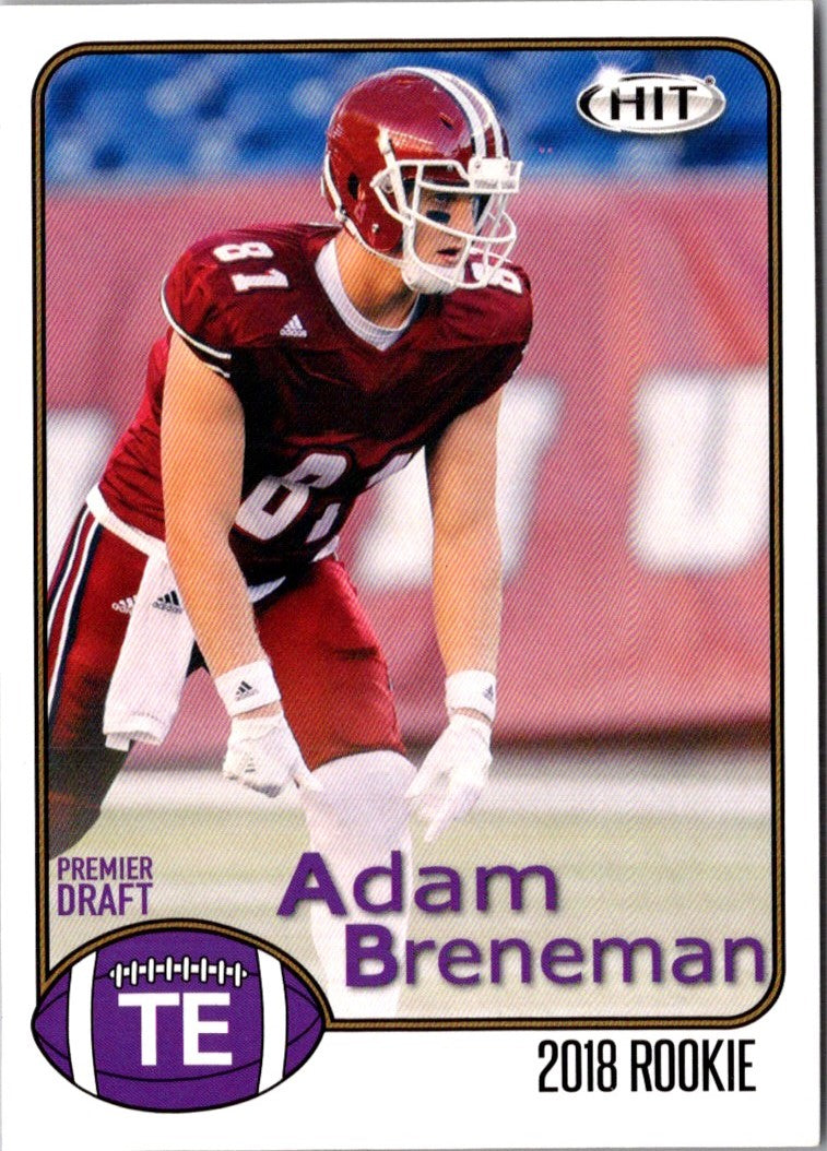 2018 SAGE HIT Silver Adam Breneman