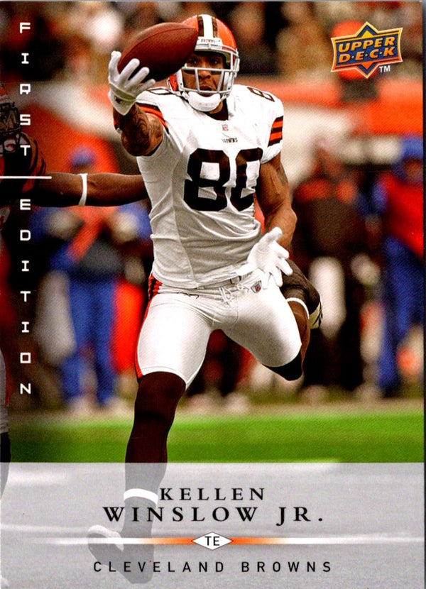 2008 Upper Deck First Edition Kellen Winslow Jr. #37