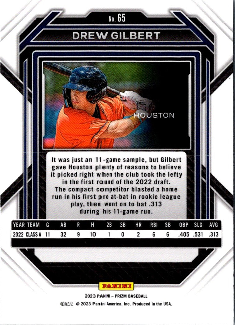 2023 Panini Prizm Drew Gilbert