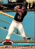 1992 Stadium Club Dome Joe DeBerry #34 Rookie