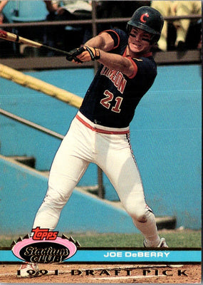 1992 Stadium Club Dome Joe DeBerry #34 Rookie
