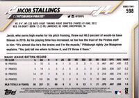 2020 Topps Jacob Stallings #598