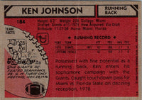 1980 Topps Ken Johnson #184 Rookie