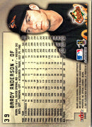 2001 Fleer Showcase Brady Anderson