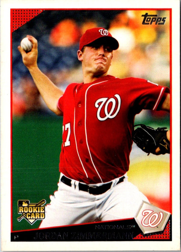 2009 Topps Updates & Highlights Jordan Zimmermann #UH201 Rookie