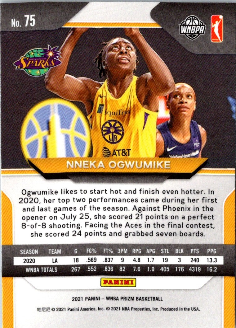 2021 Panini Prizm WNBA Nneka Ogwumike