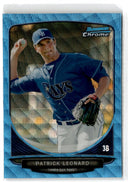 2013 Bowman Chrome Prospects Blue Wave Patrick Leonard