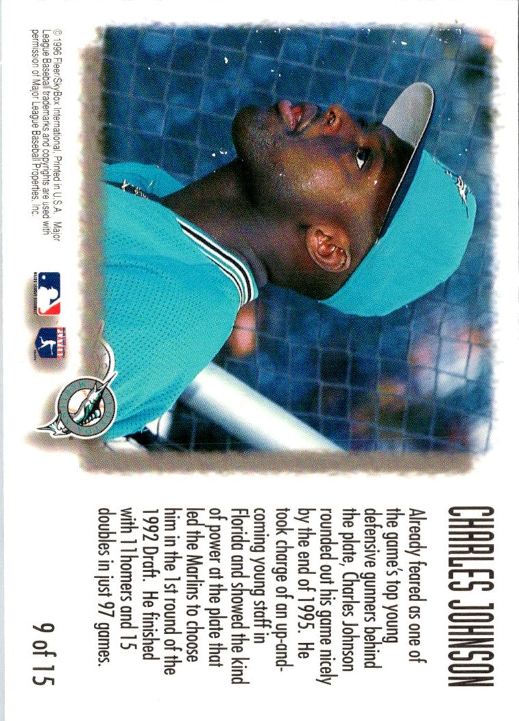 1996 Fleer Rookie Sensations Charles Johnson