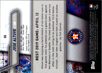 2019 Bowman's Best Jose Altuve #69